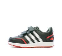 adidas Mixte bébé VS Switch 3 Lifestyle Running Hook and Loop Strap Shoes, Core Black / Cloud White / Vivid Red, 20 EU