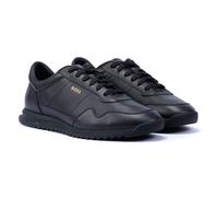 Baskets Noires En Cuir Pour Hommes 41