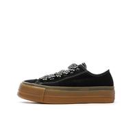 Baskets Noires Femme Converse All Star Lift Platform Suede 37 1/2