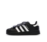 Baskets Noires Garçon Adidas Superstar 31 1/2