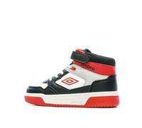 Baskets Noires/Rouges/Blanches Garçon Rouge Umbro Olly Vlc 33