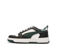 Baskets Noires/Vertes/Blanches Garçon Puma Rebound 38