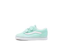 Baskets Old Skool V - VANS - Bleu pastel - Tissu avec paillettes - Déchirures 24