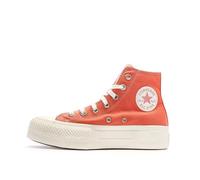Baskets Oranges Femme Converse Chuck Taylor All Star Lift 37 1/2