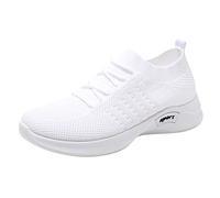 Baskets orthopédiques à coussin d'air pour homme et femme - En maille respirante - Antidérapantes - Semelle épaisse et souple - Avec soutien de la voûte plantaire - Chaussures légères et décontractées