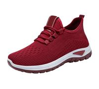 Baskets orthopédiques à enfiler pour femme - Chaussures de marche en maille respirante - Chaussures d'entraînement légères - Fond épais - Chaussures d'infirmières antidérapantes avec soutien de la