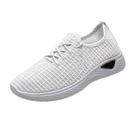 Baskets orthopédiques à enfiler pour femme - Soutien de la voûte plantaire - Semelle épaisse - Légères et respirantes - En maille - Antidérapantes - Confortables - Pour la marche, l'entraînement, la