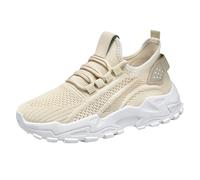 Baskets orthopédiques à lacets pour femme - Soutien de la voûte plantaire - Antidérapantes - Maille respirante - Chaussures de course sur route légères et confortables - Pour le sport, le tennis, le
