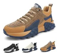 Baskets orthopédiques confortables for hommes 2024, chaussures orthopédiques à enfiler for hommes 2024, chaussures de marche parfaites Softsfeel for soulager la douleur au pied ( Color : Brown , Size