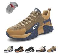 Baskets orthopédiques confortables for hommes 2025, chaussures orthopédiques légères, respirantes, antidérapantes et imperméables for hommes, baskets de tennis de marche orthopédiques à enfiler larges