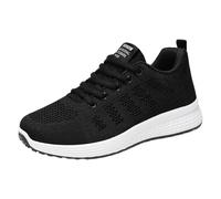 Baskets orthopédiques légères en maille respirante pour femme - Soutien de la voûte plantaire - Antidérapantes - Mousse à mémoire de forme - Chaussures de marche orthopédiques douces et épaisses, gris