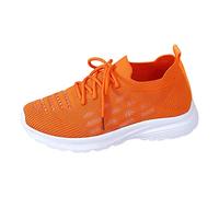 Baskets orthopédiques pour femme - En mousse à mémoire de forme - Maille respirante - Soutien de la voûte plantaire - Antidérapantes - Chaussures de sport légères et confortables - Chaussures de