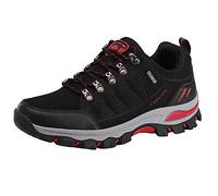 Baskets orthopédiques pour homme - En maille respirante et confortable - Antidérapantes - Légères et antidérapantes - Pour la course à pied, la gym, le fitness, Rouge, 42 1/3 EU