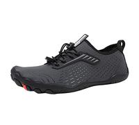 Baskets orthopédiques pour homme - Légères - Chaussures d'alpinisme - Chaussures de sport décontractées - Sangle à boucle - Chaussures de course à pied respirantes et souples, gris, 37 1/3 EU