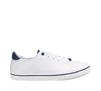 Oxypas Chaussure professionnelle Paola – cuir, semelle Oxygrip (SRC), antistatique ESD – blanc/bleu 40