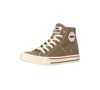 Baskets Palladium Palla louvel - dusky/white/aspragus - 37 - Homme - Vert - Lacets - Plat 38