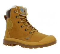 Baskets Pampa Sport Gold Femme - PALLADIUM - Cuir Nubuck - Chaussures à Lacets Fourrées 43