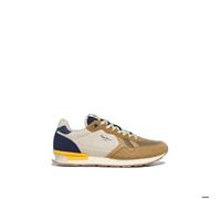 PEPE JEANS Mixte Brit Camp M Sneaker, Camel, 43 EU