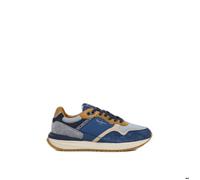 Baskets - PEPE JEANS - Buster Pro Combi - Couleur ocean - Lacets - Plat 42
