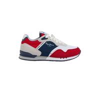 Baskets - Pepe Jeans - London May - Enfant - Rouge - Textile - Lacets 36