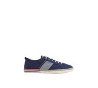 Baskets Pepe Jeans Maoui Tape - ocean - 44 - Homme - PEPE JEANS - Adulte - Bleu - Lacets - Textile - Plat