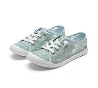 Baskets Plates Femme à Lacet Chaussures Plat Dentelle Bohème Basses Respirantes Outdoor Mocassin Confortable Mode Sneakers Femmes Bas Sneaker à Lacets Antidérapant