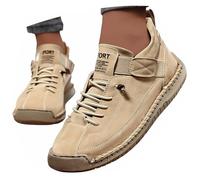 Baskets plates pour femme, chaussures orthopédiques confortables en cuir synthétique, antidérapantes, imperméables, mains libres, chaussures de plein air rétro, décontractées, légères, à enfiler pour