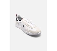 Polo Ralph Lauren Baskets BEDFORD Rib en cuir et daim Blanc Taille 44 Homme