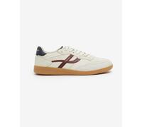 Baskets Pompeii Elan Sala Cuir blanc rouge bleu - 41