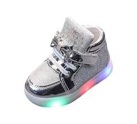 Baskets pour bébé - Semelle lumineuse - Chaussures d'intérieur pour enfants | Chaussures plates pour occasions festives, élégantes, pour fille, chaussures de trekking, chaussures pieds nus