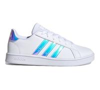 Baskets pour enfant Adidas Grand Court K FW1274 - Blanc - Lacets 36 2/3