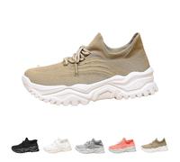 Baskets pour femme avec semelles épaisses, baskets et chaussures de sport, chaussures de course à semelle souple, chaussures de loisirs pour femme, chaussures de jogging légères, chaussures