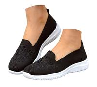 Baskets pour femme - Chaussures de course - Chaussures de sport pour femme - Toutes saisons - Bout rond - Ouverture profonde - Chaussures à lacets décontractées - Chaussures de printemps respirantes