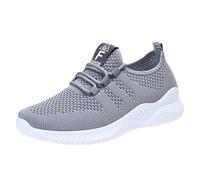 Baskets pour femme - Chaussures de sport d'été en maille respirante - Chaussures de jogging confortables - Couleur unie - Légères - Slip On - Semelle souple - Chaussures de sport - Chaussures de