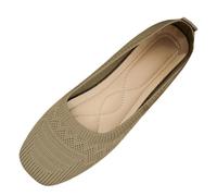 Baskets pour femme - Chaussures polyvalentes pour l'été - Décontractées - Confortables - Polyvalentes - Printemps et été - Respirantes - Un repose-pied - Semelle souple, kaki, 42 EU