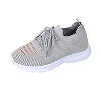 Baskets pour femme et homme - En maille respirante - Chaussures de marche légères et confortables - Baskets orthopédiques en mousse à mémoire de forme antidérapantes - Chaussures de tennis pour sports