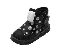 Baskets pour femme - Rouge - Bowknot First Shoes - Boucle - Bottom souple - Respirant - Chaussures de princesse - Baskets pour femme, Noir , 27.5 EU