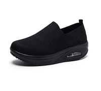 Baskets pour femmes chaussures de randonnée à coussin d'air en maille décontractées, chaussures à enfiler confortables à coussin d'air pour hommes et femmes, baskets de sport respirantes,E,39 EU
