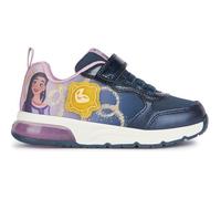 Baskets pour fille - GEOX - Spaceclub Wish J458VA Asha - Lumières intégrées - Disney Asha - Bleu marine/lilas 24
