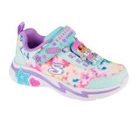 Skechers Baskets Snuggle Sneaks Squad pour Filles, Menthe/Multicolore, 34 EU