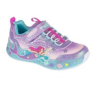 Skechers S-Lights: Mermaid Dreams Chaussures Moyen Width en Lavande, Pointure 31