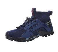Baskets pour homme 2017 - Mode été et hommes - Chaussures de randonnée - Semelle antidérapante - Maille respirante - Lacets élastiques - Partie centrale - Chaussures d'été légères, bleu, 41 EU