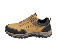 Baskets pour homme avec semelle à haute traction anti-écrasement, anti-crevaison, pour le travail, la gym, le tennis, le badminton, la gym, le tennis, chaussures basses à lacets profonds pour le