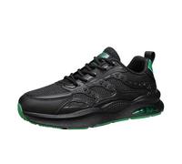 Baskets pour homme - Chaussures de course - Chaussures basses en tissu respirant - Chaussures d'intérieur décontractées et tendance - Chaussures de sport pour garçon, Noir , 39 EU