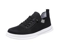 Baskets pour homme - Chaussures de sport d'été en maille respirante et légères - Couleur unie - Semelle souple - Amortissement - Chaussures de sport - Chaussures de course à pied - Chaussures de