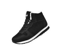 Baskets pour homme et femme avec doublure en polaire à lacets | Bottines d'hiver chaudes et confortables pour la randonnée, le sport, l'entraînement en plein air, le trekking, les voyages