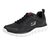 Baskets pour hommes Skechers Track Scloric - Noir/Rouge - Lacets - Tige en textile 44