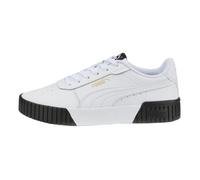 Baskets - Puma - Carina 2.0 - Cuir - Blanc/Noir - Confort exceptionnel 38