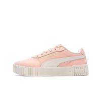 Baskets - Puma - Carina 2.0 - Rose/Blanc/Argent - Enfant - Cuir - Confort Exceptionnel 38