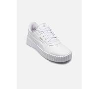 Puma Baskets Carina 3.0 Holo 2.0 Jr Fille Blanc/Argent/Mauve Taille 38